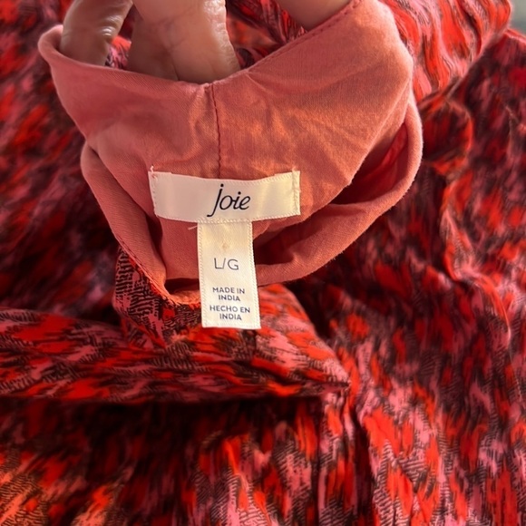 Joie,MSRP $278,Tiered,Flowing Gorgeous Tea Rose, Layer w/a Sweater! Large - Picture 5 of 13